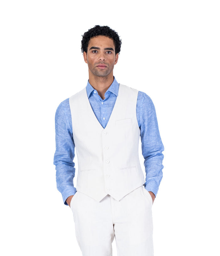 Linen Vest Separate