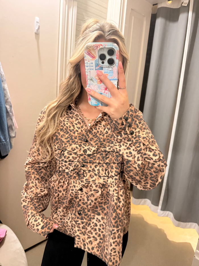 Loopty Lou L/S Leopard