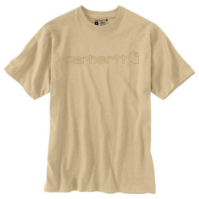 Loose Fit Heavyweight Short-Sleeve Logo Graphic T-Shirt - A36-Beach Heather | Carhartt K195