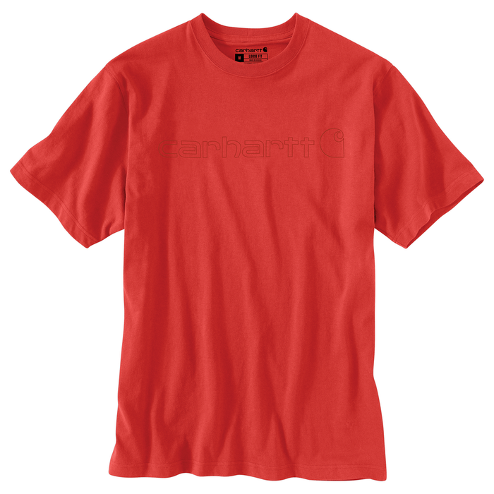 Loose Fit Heavyweight Short-Sleeve Logo Graphic T-Shirt - RB9-Roasted Tomato | Carhartt K195