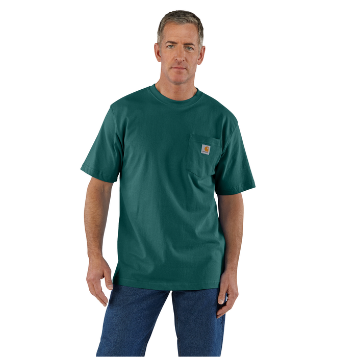 Loose Fit Heavyweight Short-Sleeve Pocket T-Shirt - HG7-Thundercloud | Carhartt K87
