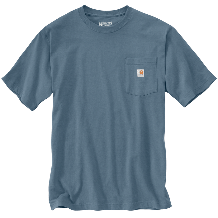 Loose Fit Heavyweight Short-Sleeve Pocket T-Shirt - HG7-Thundercloud | Carhartt K87