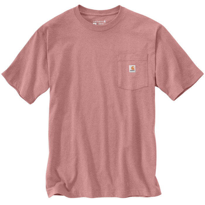 Loose Fit Heavyweight Short-Sleeve Pocket T-Shirt - P55-Rose Tint Heather | Carhartt K87