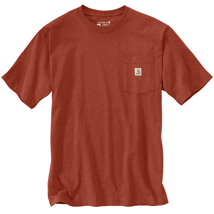 Loose Fit Heavyweight Short-Sleeve Pocket T-Shirt - RB6-Saddle Red Heather | Carhartt K87