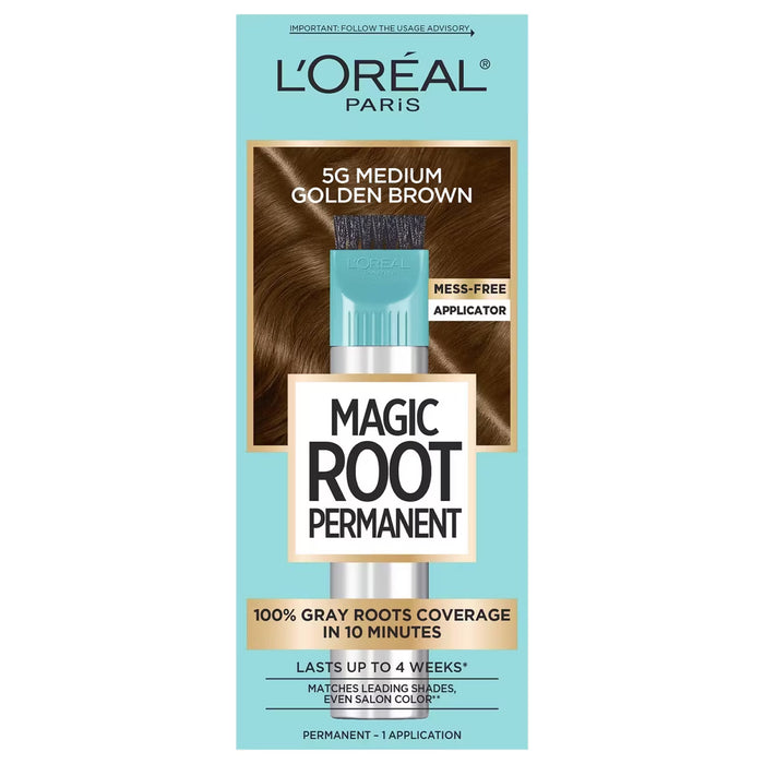 L'Oréal Paris Magic Root Rescue 10 Minute Permanent Root Coloring Kit 5G Medium Golden Brown - 12 Pack