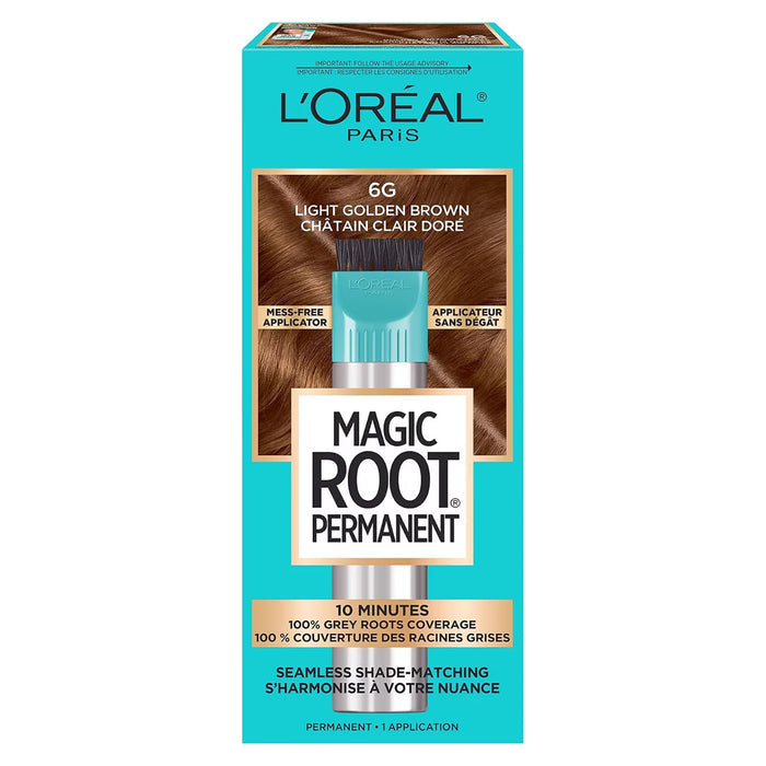 L'Oréal Paris Magic Root Rescue 10 Minute Permanent Root Coloring Kit 6G Light Golden Brown - 12 Pack