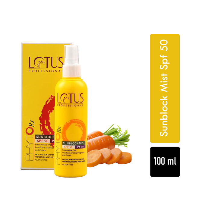 Lotus Professional Sunblock Mist Spf 50 , 100Ml