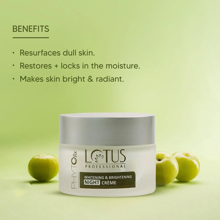 Lotus Professional Whitening & Brightening Night Crème 50Gm