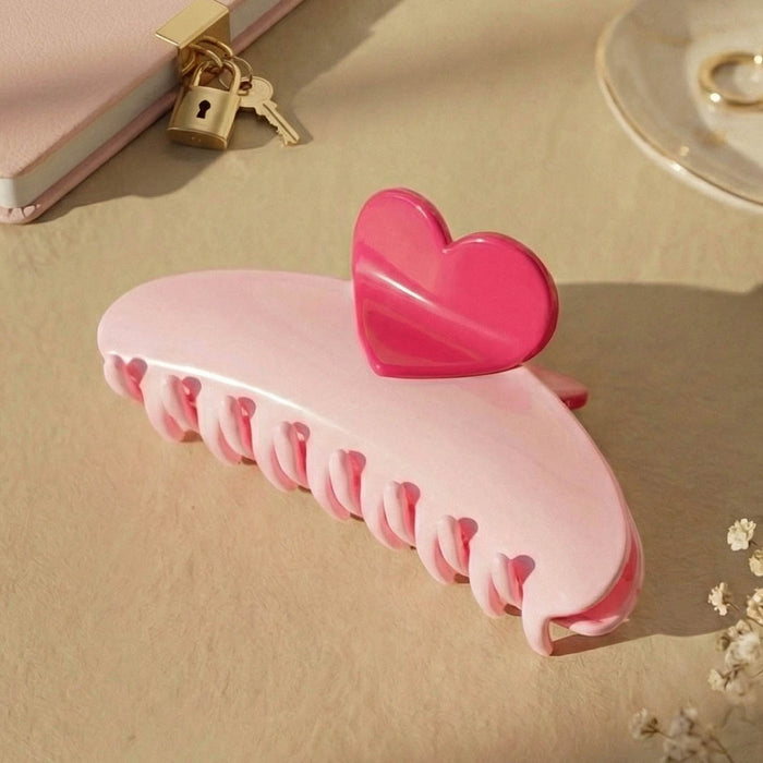Gift set for her: blush hair mist, soy candle, claw clip, satin bow & scrunchies