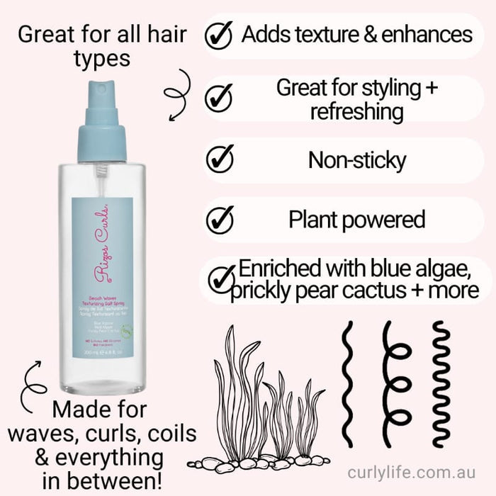 Rizos Curls Beach Waves Texturizing Salt Spray