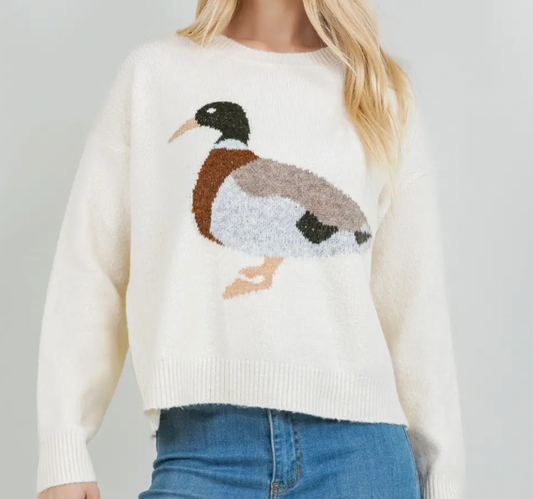Mallard Duck Knit Sweater