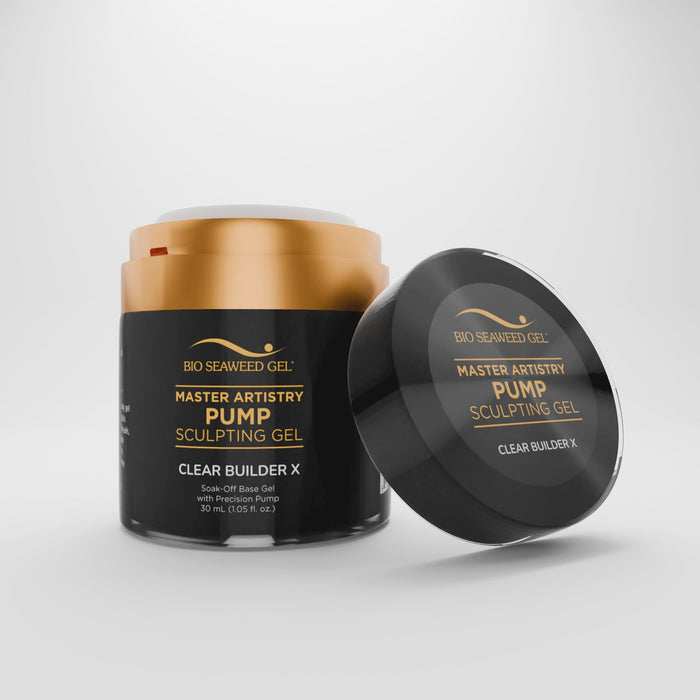 Master Artistry Pump Clear Builder X Sculpting Gel - Bio Seaweed Gel USA