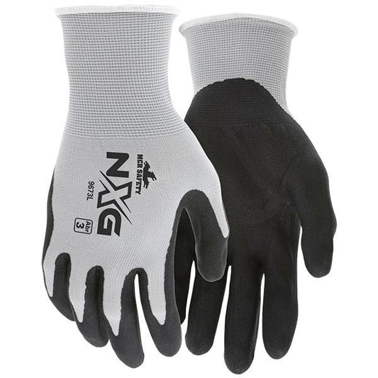 MCR Safety NXG Foam Nitrile Dip Gloves