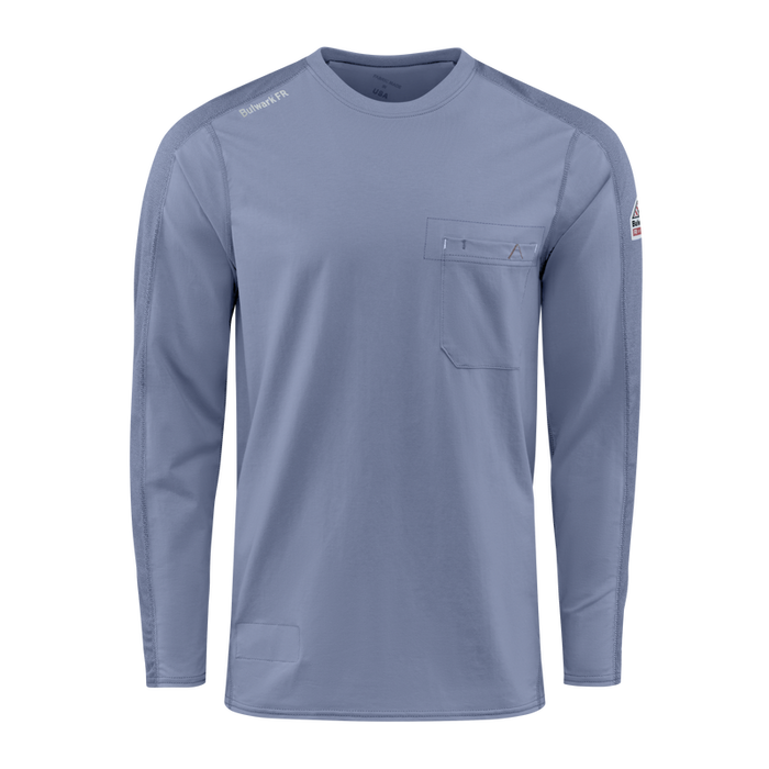 Men's Flex Knit Tee - LB-Light Blue | Bulwark STT2