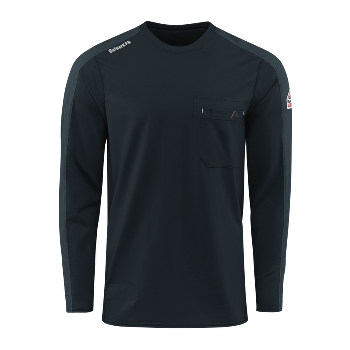 Men's Flex Knit Tee - NV-Navy | Bulwark STT2