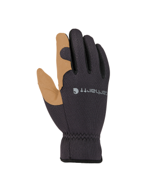 Men's High Dexterity Open Cuff Glove BBY-Black Barley | Carhartt GD0794M
