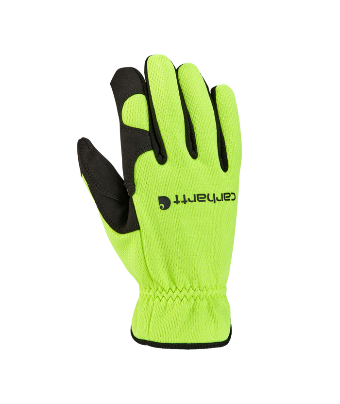 Men's High Dexterity Open Cuff Glove HVL-High Vis Lime | Carhartt GD0794M