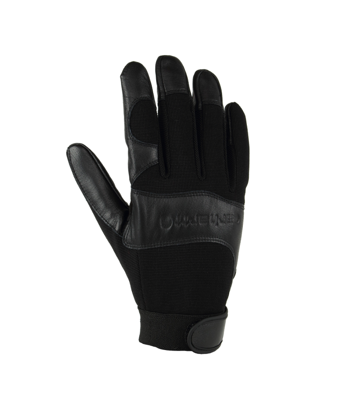 Men's High Dexterity Reinforced Secure Cuff Glove BLK-Black | Carhartt GD0659M