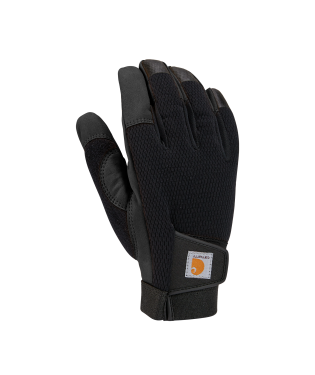 Men's Synth Leather High Dexterity Touch Sensitive Secure Cuff BLK-Black | Carhartt GD0779M