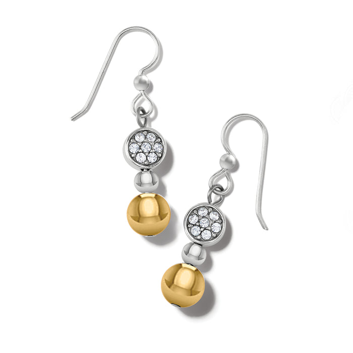Meridian Prime French Wire Earrings Silver-Gold