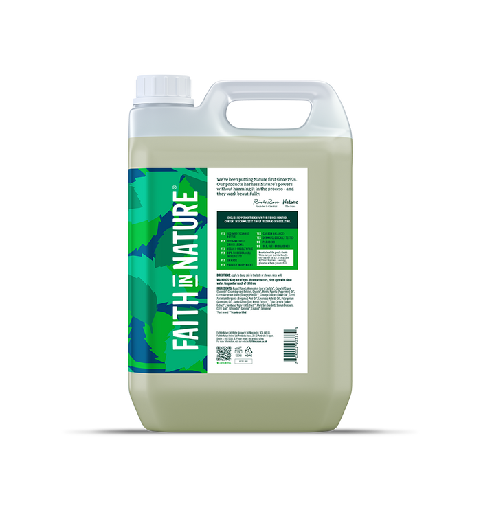 Mint Natural Shower Gel 5L Refill