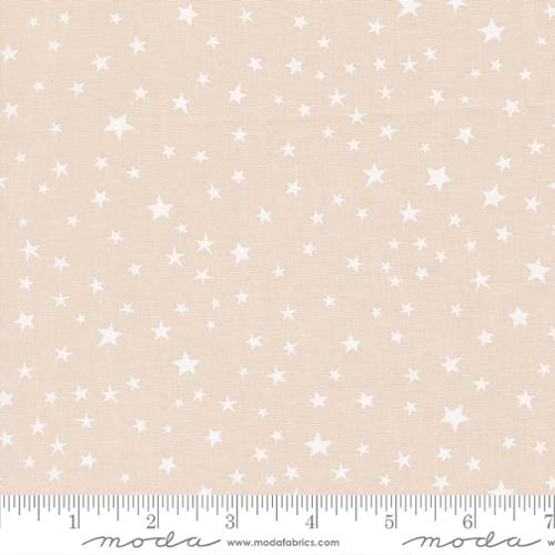 Moonbeam- White Stars- Purrs and Boos Fat Quarter