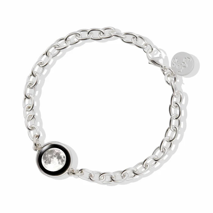 Moonglow Silver Link Bracelet 3A