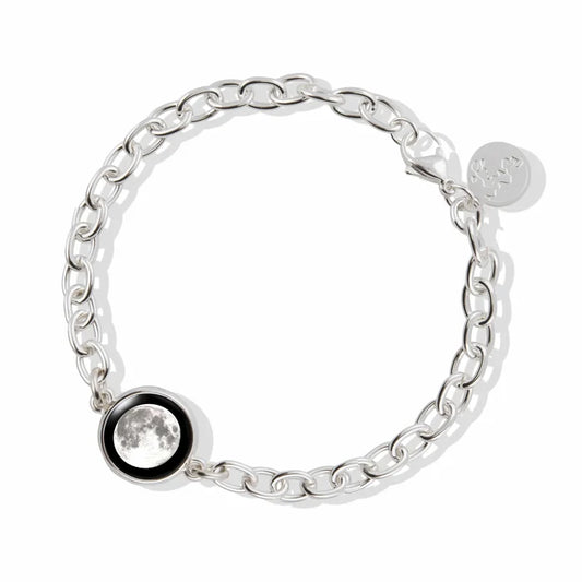 Moonglow Silver Link Bracelet 3A