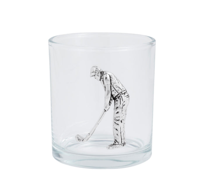 Mud Pie Golfer Icon DOF Glass