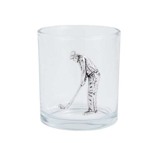 Mud Pie Golfer Icon DOF Glass