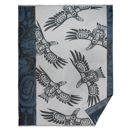 NATIVE HOME - Woven Blanket - Soaring Eagle - 60" x 80"