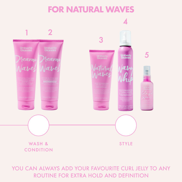 Natural Waves Styling Routine