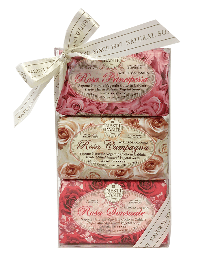 Nesti Dante Rosa 3-Soap Gift Set