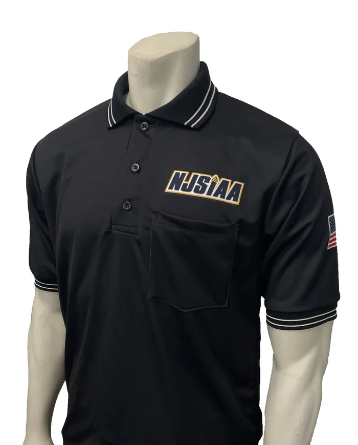 New Jersey (NJSIAA) Body Flex Black Umpire Shirt