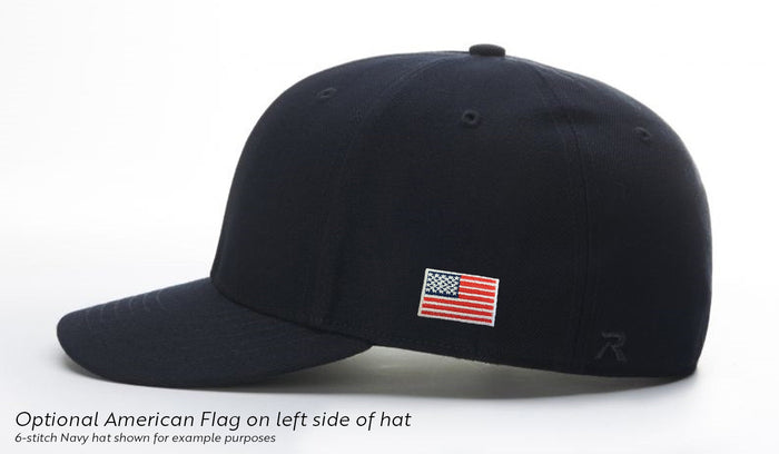 New Mexico (NMOA) Richardson Black 6-Stitch Base Umpire Hat