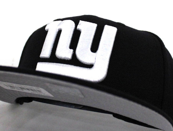 New York Giants New Era 9Fifty Snapback Hats (Navy Blue Gray Under Brim)