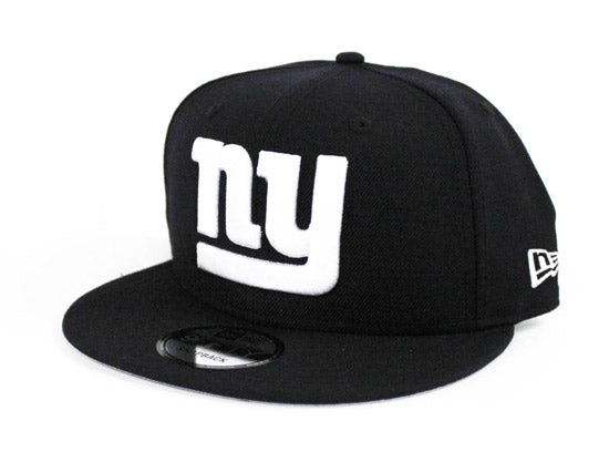 New York Giants New Era 9Fifty Snapback Hats (Navy Blue Gray Under Brim)