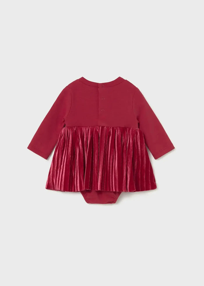 Newborn Girl Velvet Dress | Mayoral | Mayoral | Jenni Kidz