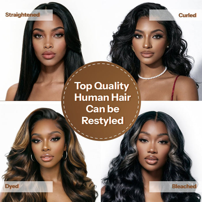 NEWMISS Hair Kim K Middle Part Closure Pre-plucked with Natural Hairline - newmiss hair