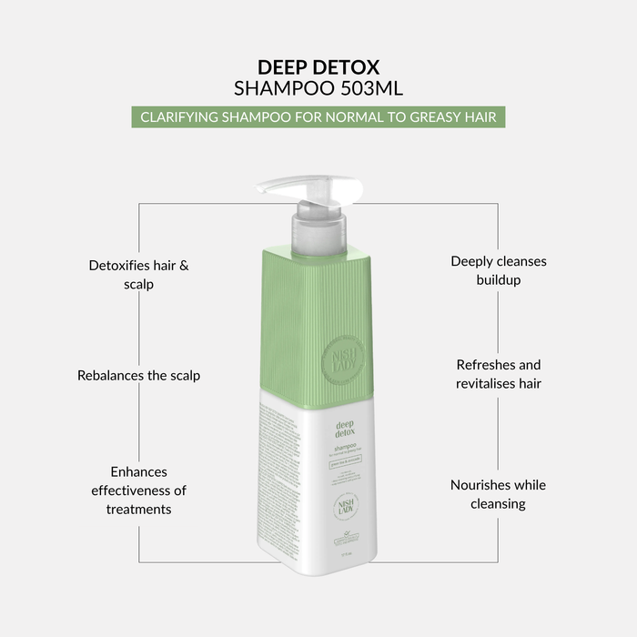 NishLady Deep Detox Shampoo - 503ml