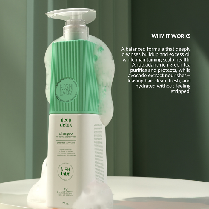 NishLady Deep Detox Shampoo - 503ml