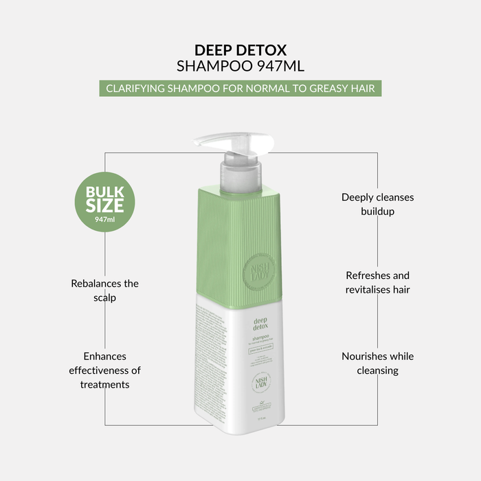 NishLady Deep Detox Shampoo - 947ml