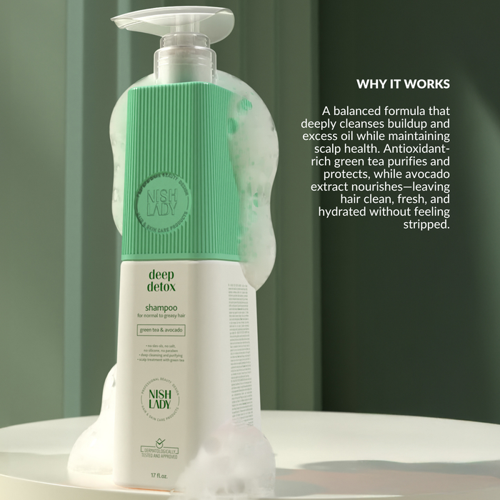 NishLady Deep Detox Shampoo - 947ml