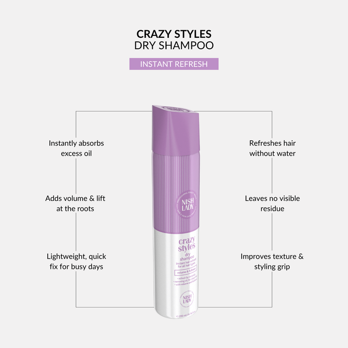 NishLady Styling Dry Shampoo - 200ml