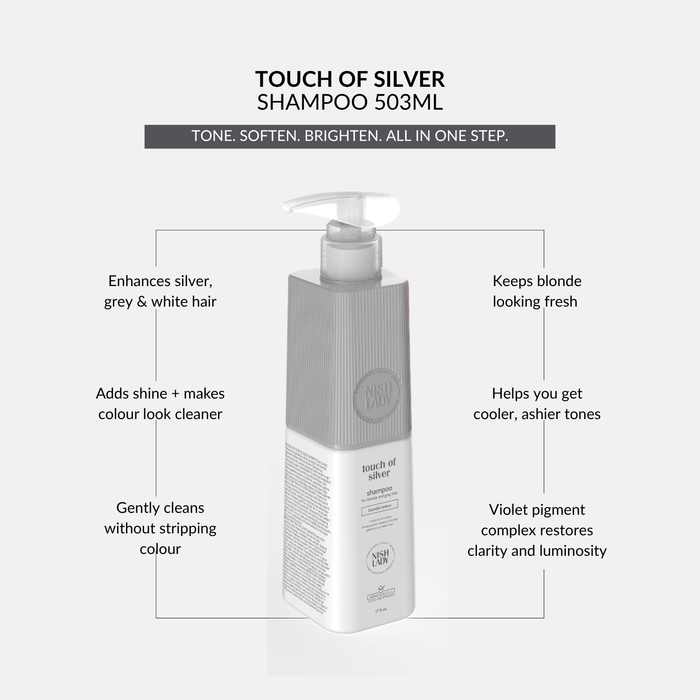 NishLady Touch Of Silver Shampoo - 503ml