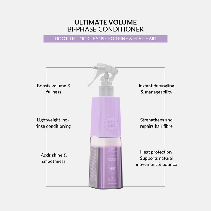 NishLady Ultimate Volume Bi-phase Conditioner - 386ml