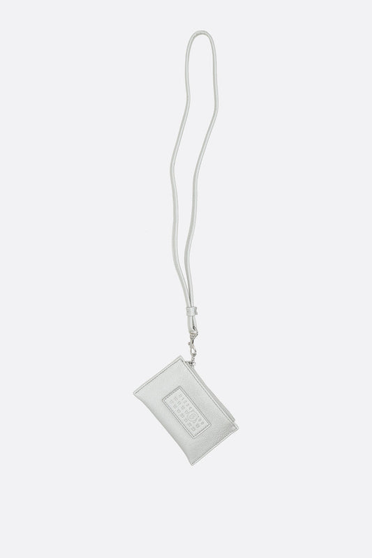 Numeric coin purse in faux leather