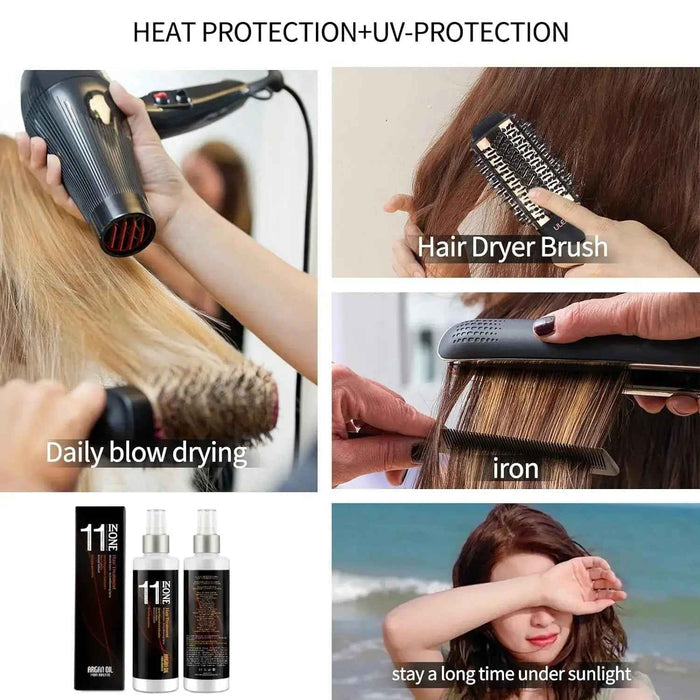 NUSPA 11 in 1 Moroccan Argan oil Moisture Leave In Conditioner Spray 250 ML - DOKAN