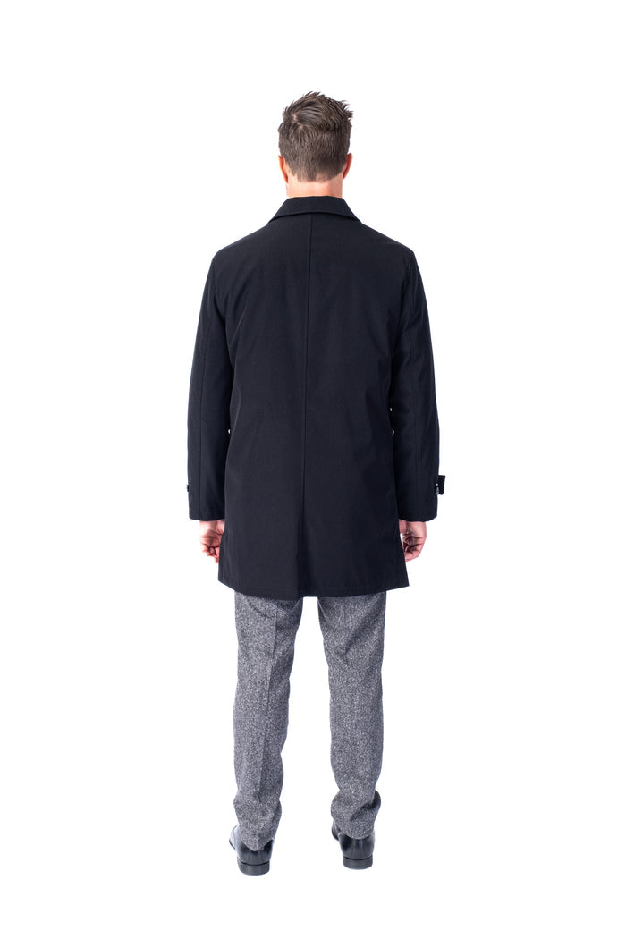 Nylon 36" Topcoat w/ Zipout - Black