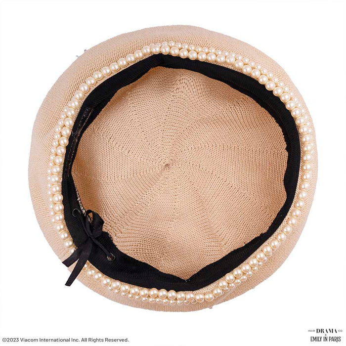 Off-white Wool Beret